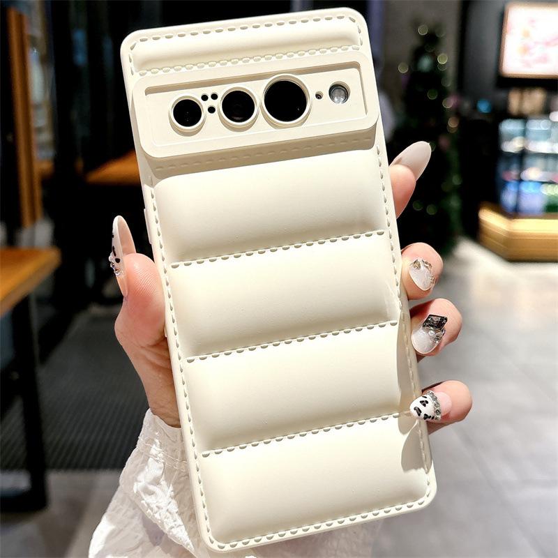 

Liquid Spray Oil Soft Case for Google Pixel 10 Pro, 9A, 5A, 6, 789pro Phone Pixel 7 белый