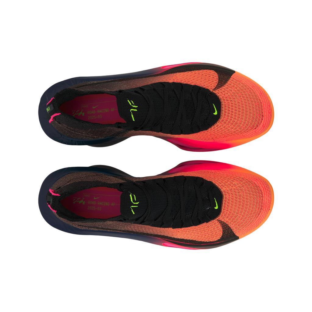 Nike Air Zoom Alphafly 3 Glam Orange Pulse Men Sneakers Purple-Dynasty Electric-Green Black IO9573-800