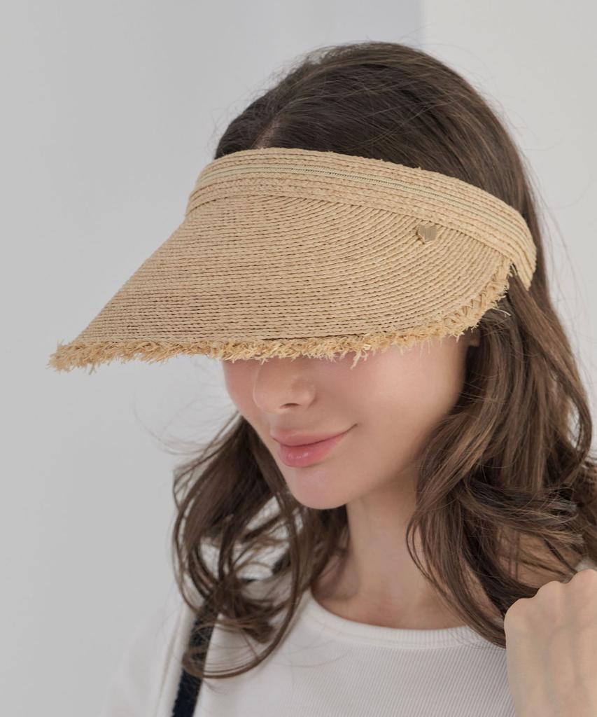 Koipeu Fringe Raffia Sun Cap Cf091Ht118
