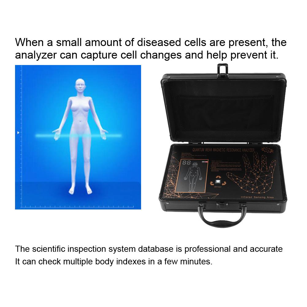 Portable Healthy Quantum Magnetic Resonance Analyzer Subhealth Body Detector