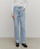 Malittepeulangsowajeobeo W High Straight Denim Pants Light Blue
