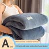 Premium Milk Velvet Sofa Blanket - Thick Coral Fleece for Autumn and Winter, Plush Quilted Nap Blanket or Bed Sheet Cover.