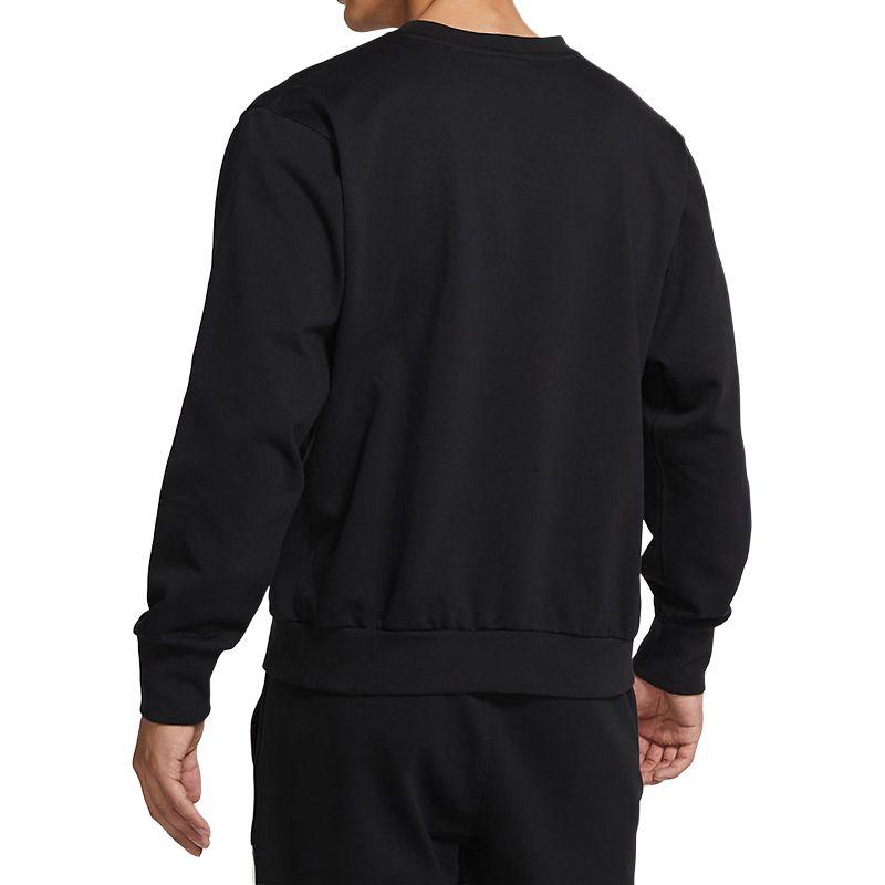 Nike Dri Fit Sweatshirts Men's Black Crew Neck Moderate Regular CK6359-010