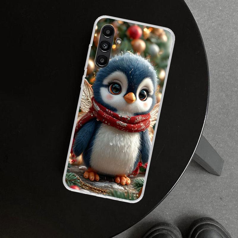 Weihnachts Pinguin Handyhülle Cover für Samsung Galaxy A17 A16 A26 A36 A56 A57 A37 A15 A25 A35 A55 A14 A24 A34 A54 A13 A23 A33 A5