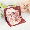 Paper Popup Cards Rose Flower 3D Popup Greetings Card Birthday Cards Wedding Valentines Day Mother Day Cards for Mom