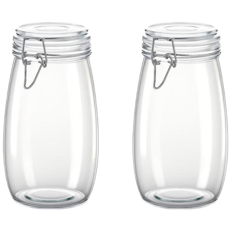 HANDUNYOU Extra Thick Glass Pickling & Storage Jar