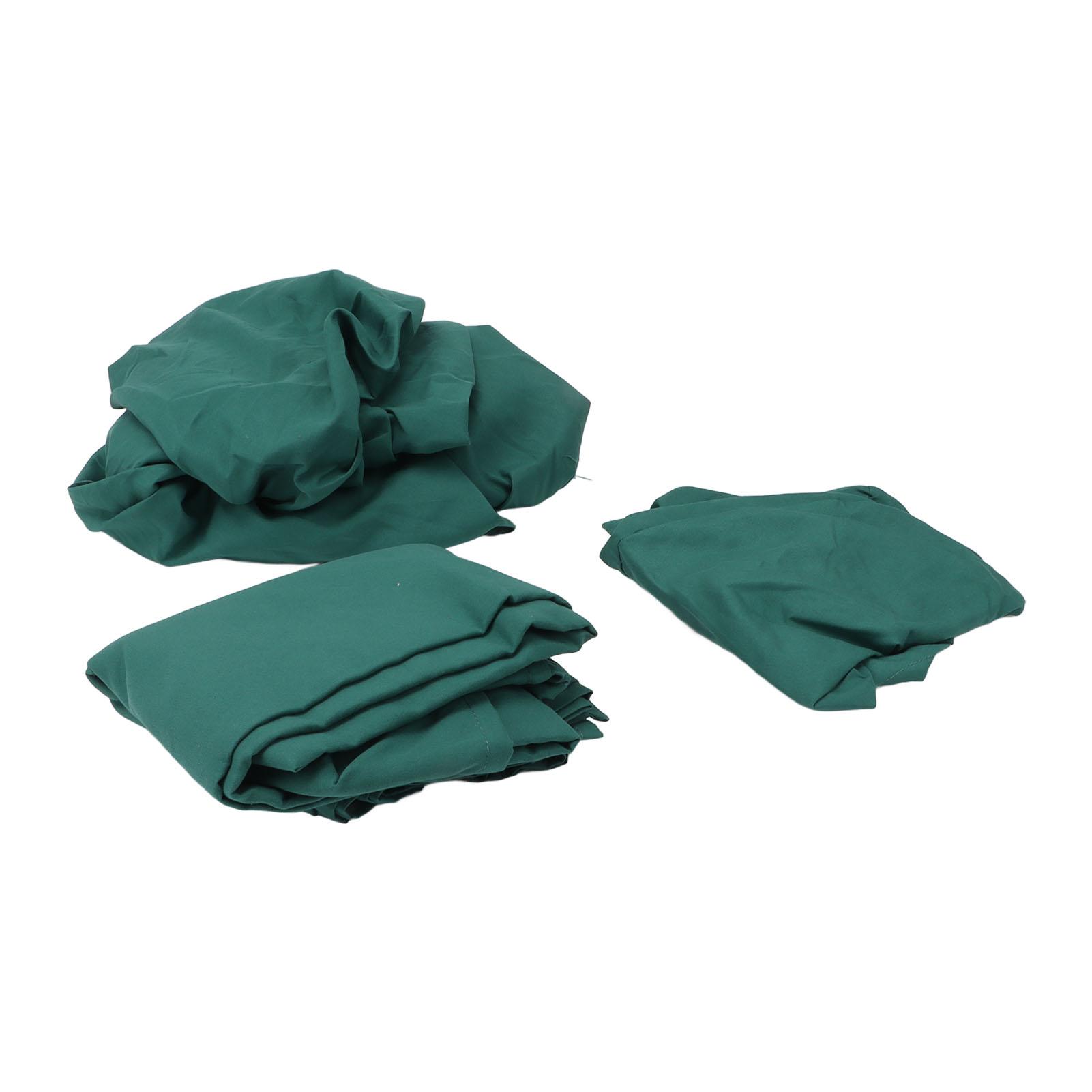 

Комплект из 3 предметов, покрывало для массажной кровати, простыня, чехол для подушки для лица, чехол для салона красоты, спа-кровати темно-зеленого