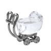 Mini Crystal Baby Carriage Baby Shower Favors Wedding Party Figurines Souvenirs