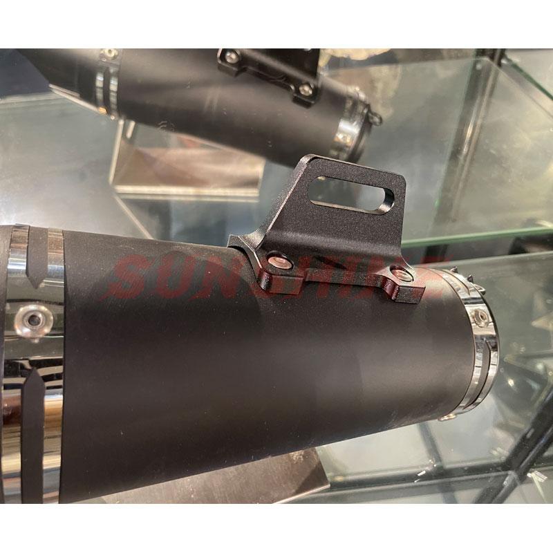 Universal Motorcycle Exhaust Motorcross Tip Muffler Escapes Para Moto Slip On 55mm Pitbike For CB650R CB1000R MT07 FZ6 R7