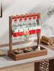 Solid Wood Desktop Calligraphy Brush Holder, Large Capacity for Study Table - Ideal for Students and Beginners