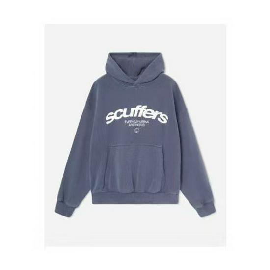 Scuffers Gothic Core Damen Schwarz Ultraleicht Logo Hoodie Sweatshirt