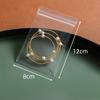 Jewelry Accessories Earrings EarringsTransparent Storage BookStorage Bag Anti-oxidation Self-sealing Bag