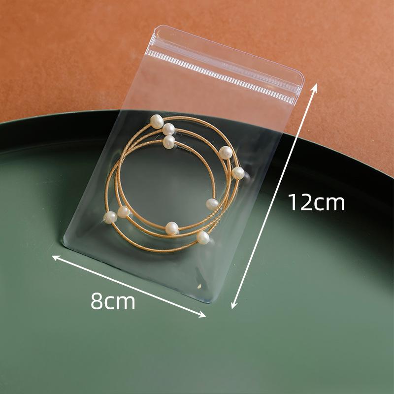 Jewelry Accessories Earrings EarringsTransparent Storage BookStorage Bag Anti-oxidation Self-sealing Bag