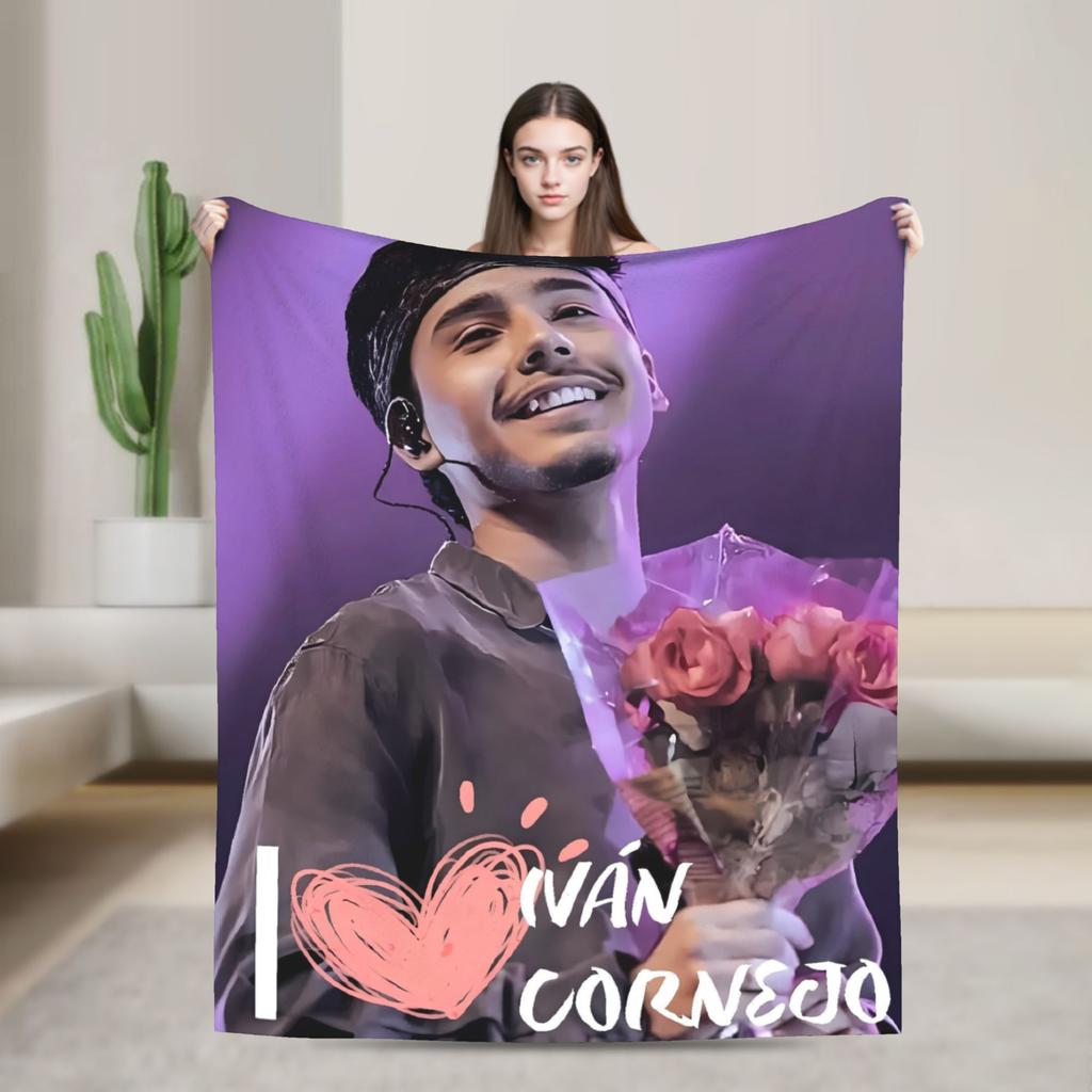Handsome Ivan Singer Cornejo Blanket Decorative Flannel Throw Blanket For Couch Bed Warm Soft Quality Bedspread Birthday Present