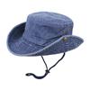 Vintage Washed Bucket Hat - Unisex Outdoor Sun Hat for Hiking, Trekking, and Travel - Spring/summer Beach Denim Cap - Trendy Style