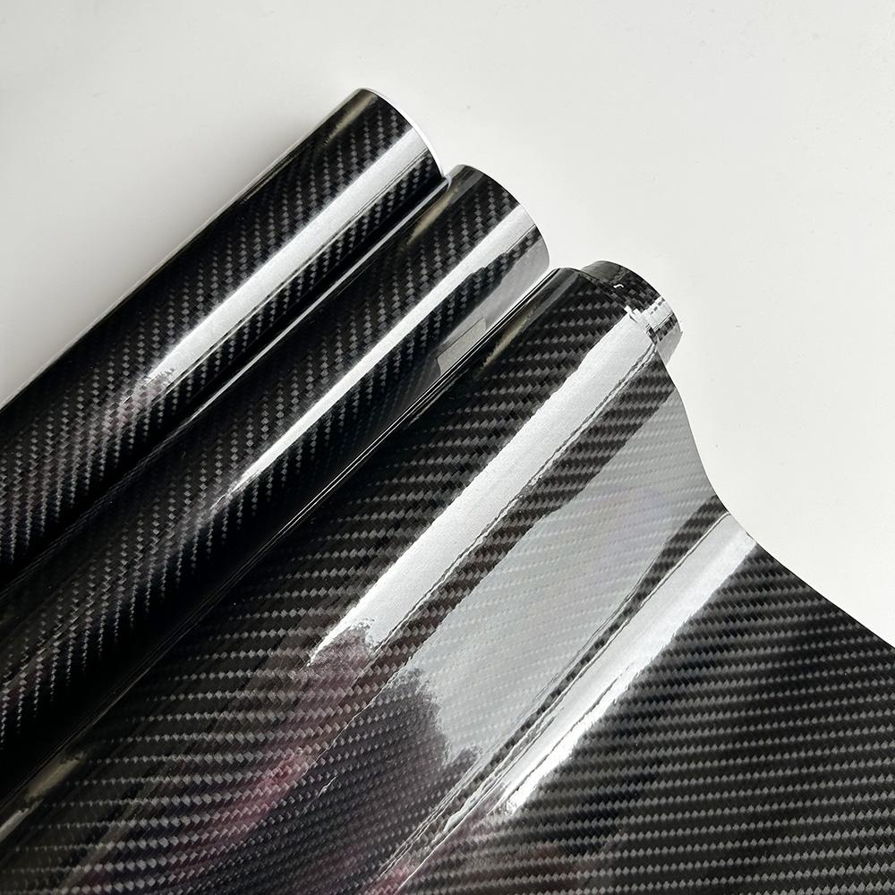 High Gloss 6D/9D Carbon Fiber Black Red Motorcycle Stickers for Car Vinyls Forged Carbon Wrap Vinyl Paper for Car Wrapping Film