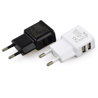 EU Stecker 5V Dual USB Universal Handy Ladegeräte Travel Power Ladegerät Adapter Stecker für Für iPhone Samsung Xiaomi huawei