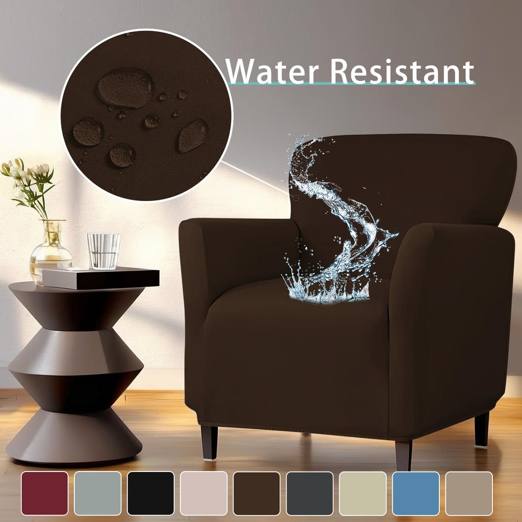 Spot sofa cover, waterproof milk silk small sofa cover, elastic solid color single sofa cover