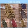 Elegante Kaftano Boho Lungo Senza Maniche Estivo da Donna per la Spiaggia