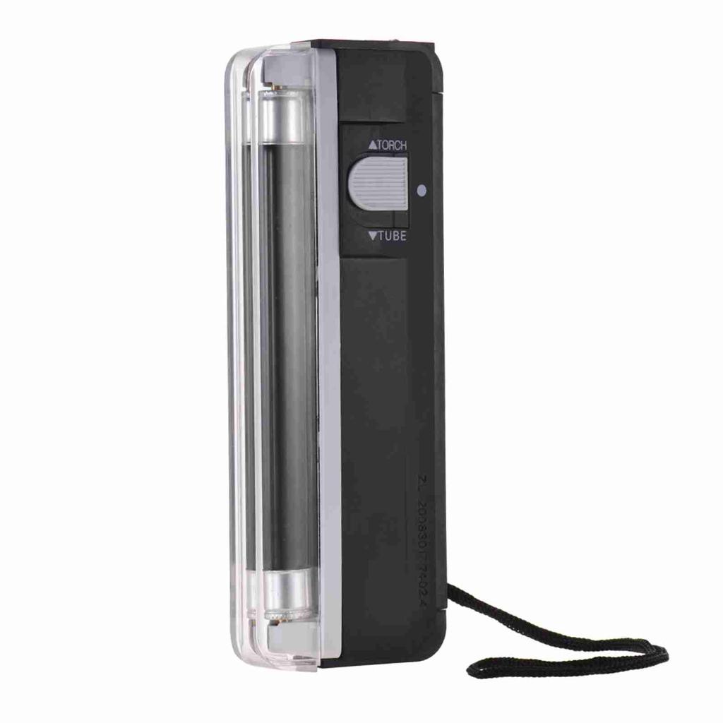 2 In 1 Portable Mini Money Detector Counterfeit Cash Currency Banknote Bill Checker Tester with UV Light Flashlight for