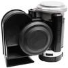 FARBIN Compact Air Horn with Compressor 12V/24V 120db Snail Electric Car Horn Super Loud with Wiring Harness