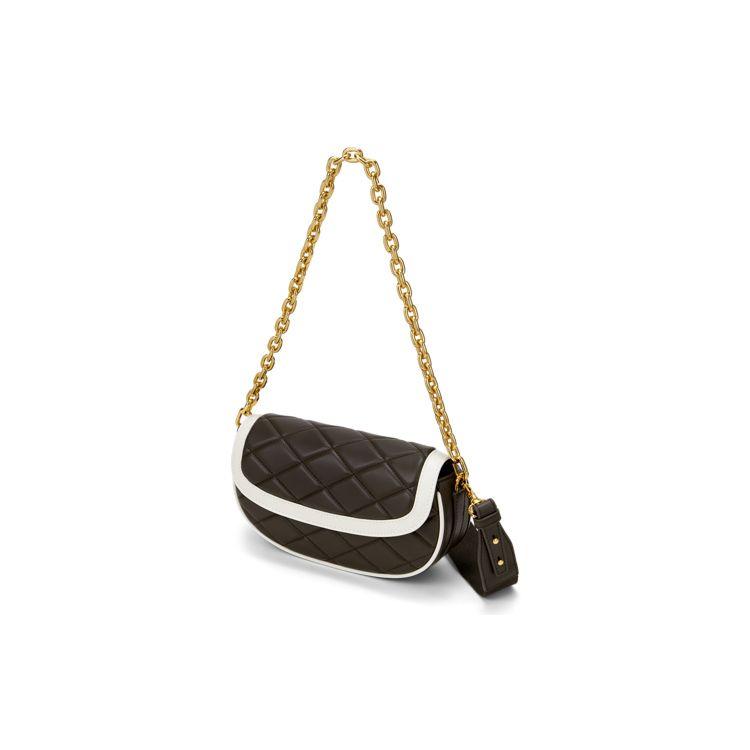 Charles & Keith Quilted Chain Wide Shoulder Strap PU Underarm Shoulder Bag Women shoulder bag White CK2-20271032