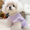 Dog Cotton Vest Lace Ruffle Cap Sleeve Pullover Puppy Clothes Soft Breathable Summer Pet T Shirt with Bow for Small Medium Dogs Cats