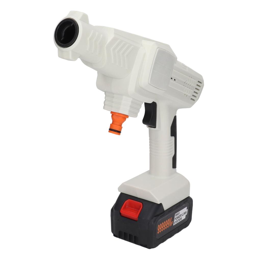 White Cordless Lithium Battery Car Washer High Pressure Cleaning Water Gun for BL1815 BL1520 BL1830 BL1840 US Plug