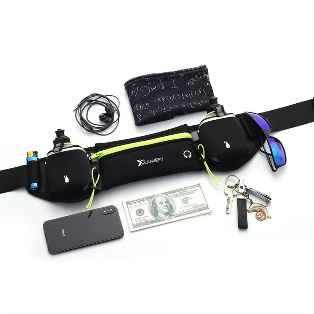 With Water Bottle Marathon Running Bag Running Belt Sports Phone Bag Running Waist Bags  Men Women