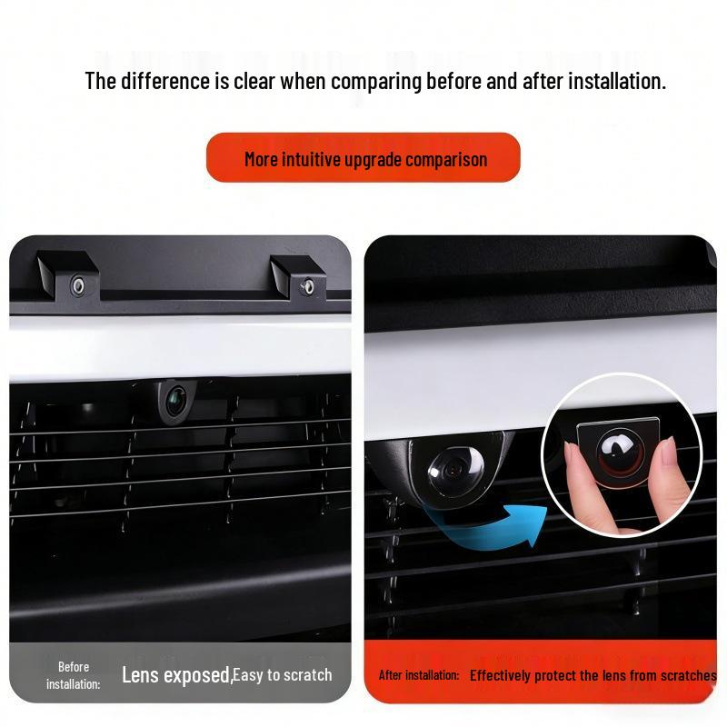 Tesla Model Y Six-Seater Wear-Resistant Front Camera Lens Cover