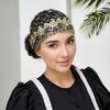 Elegant Mesh Embroidery Cap - Stylish, Breathable Head Wrap for Women, 2024 Spring/Summer, Perfect for Updos & Covering White Hair