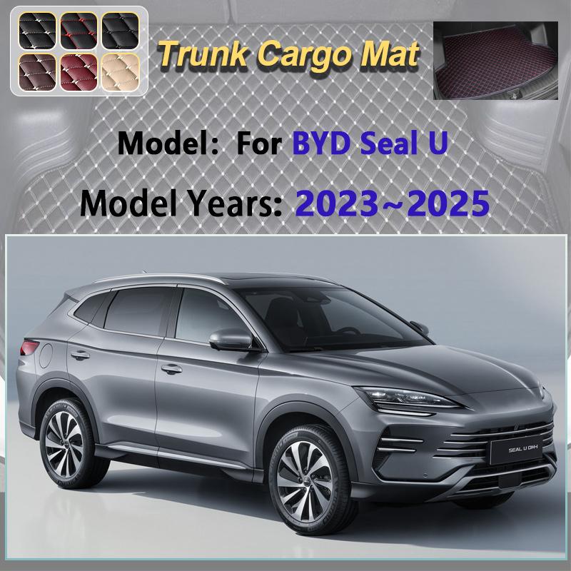 Car Trunk Mats For BYD Seal U SA3 2023 2024 2025 Anti-dirty Pads Cargo Tray Boot Mat Storage Cushion Carpet Auto Accessories