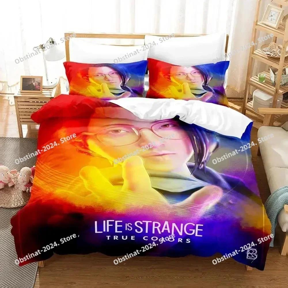 Life Is Strange Game True Colors Bedding Set Printed single Comforter Quilt Bed Cover Pillow Case 3 Pieces Sets Kids Adult Size