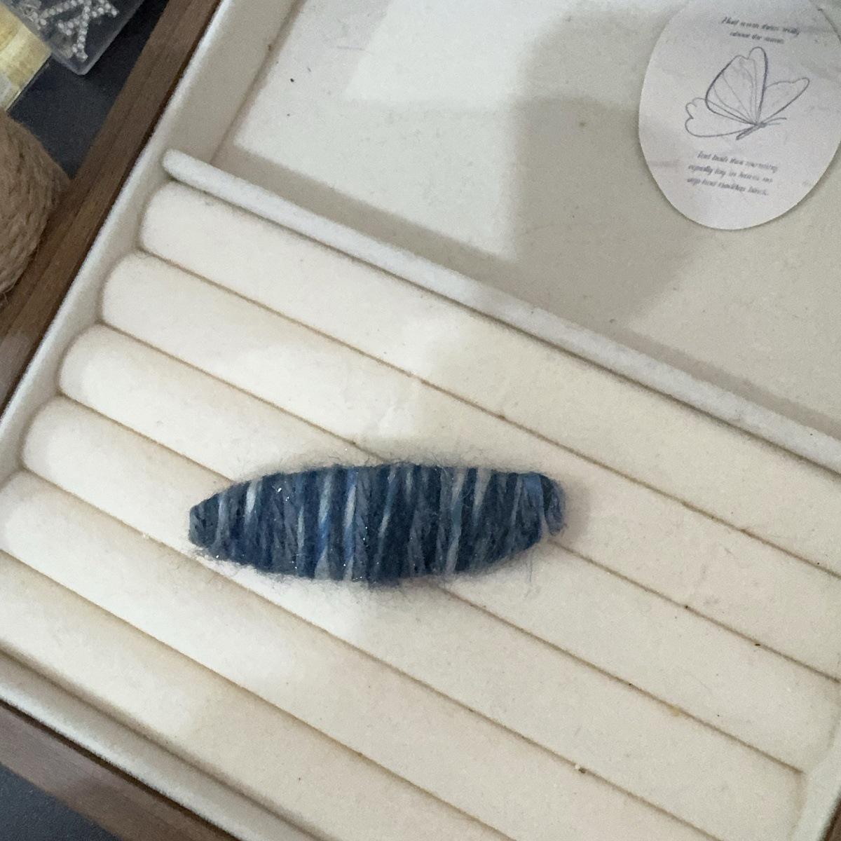 Korean Retro Handmade Wool Oval Hair Clip