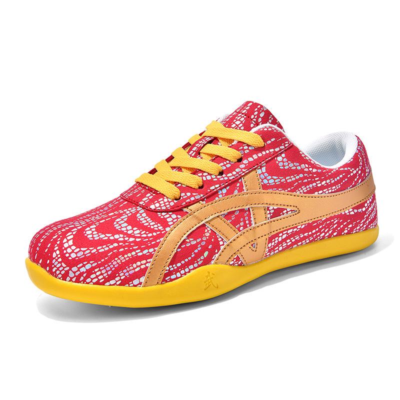 Colorful Tai Chi & Wushu Shoes for Children & Adults - Soft Sole Performance & Practice Footwear 37