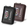 Auto Styling Brieftasche Führerschein Visitenkartenhalter Schlüsseletui für Cadillac XT5 XTS CTS BLS SLS DTS SRX Escalade Tiburon Deville