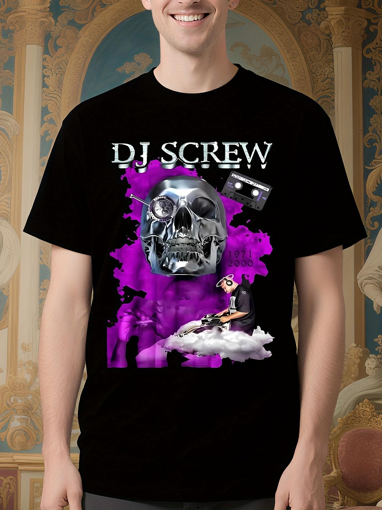 RARE ITEMS DJ Screw Hip-Hop Graphic Tshirt - Bold DJ Scre... XXXXL