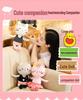 Yoga Cat Plush Toy: Cute Kitten Rag Doll for Children's Gift or Claw Machine Activity
