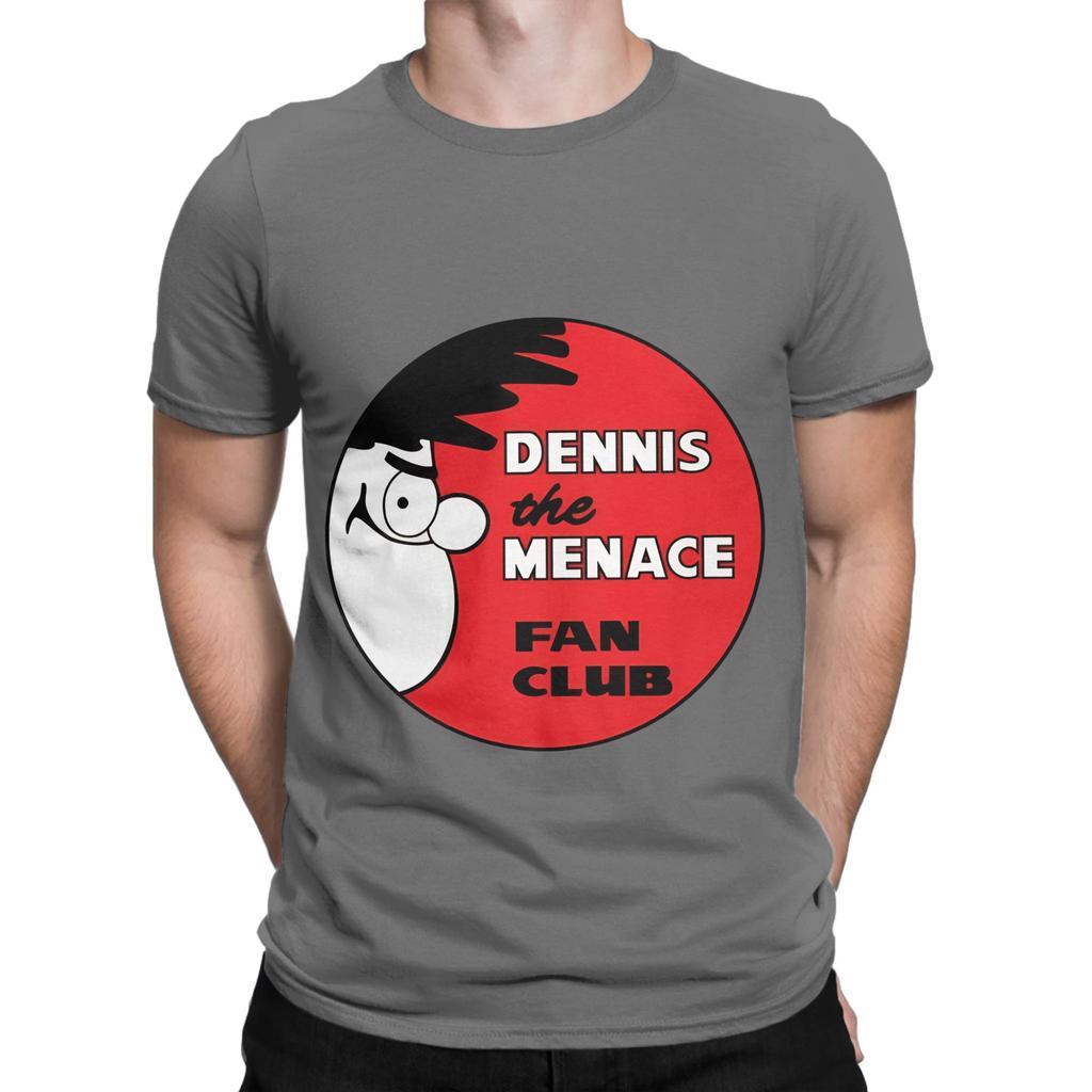 Dennis the Unisexace Fan Club Funny 100 Cotton TShirt The Beano Tops Tees For Unisex
