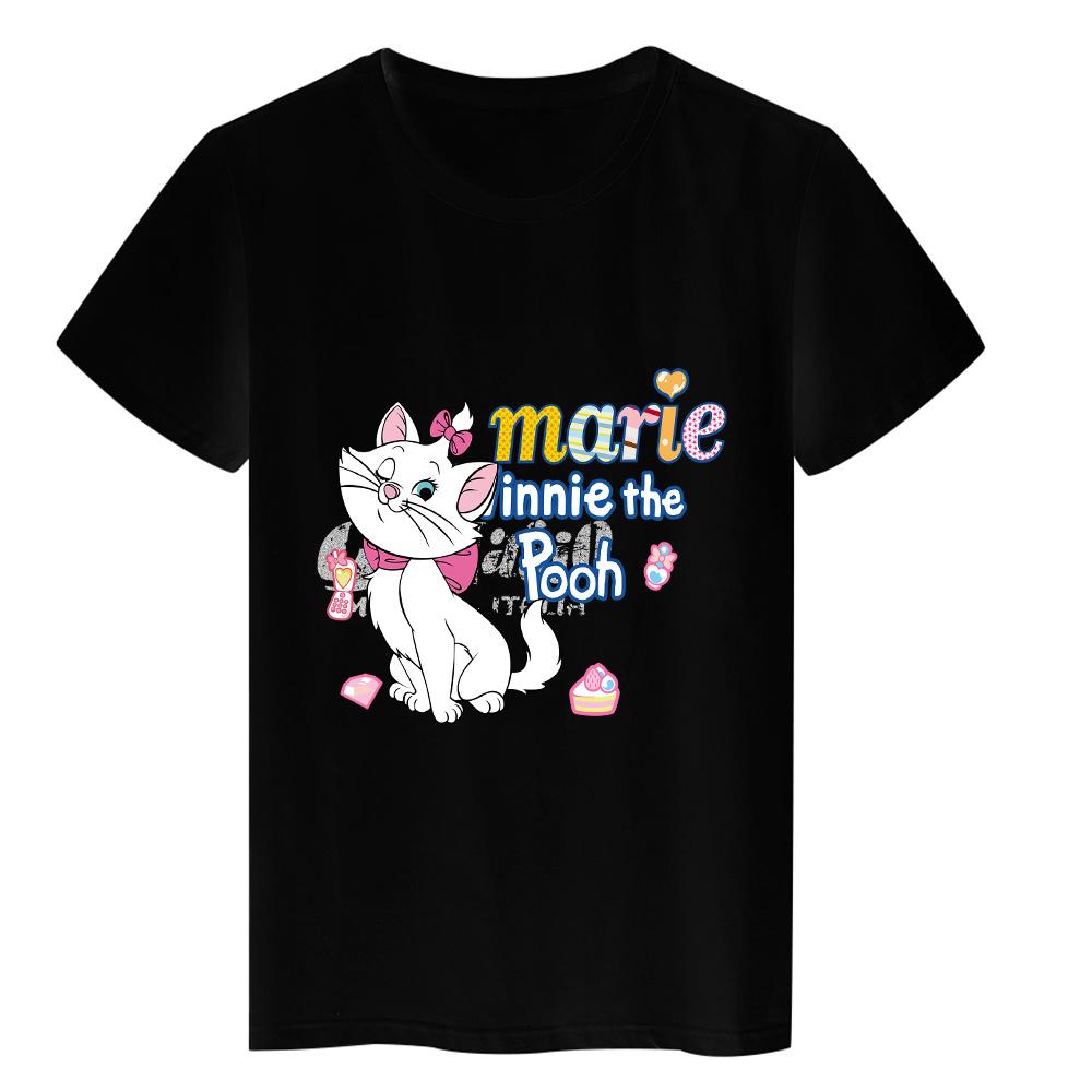 Disney Marie Cat Design Tee Classic Women Tshirts Spain Street Summer Short  Sleeve 2022 New Ropa Tumblr Mujer Young Casual Urban comprar a buen precio  — entrega gratuita, reseñas reales con fotos — Joom