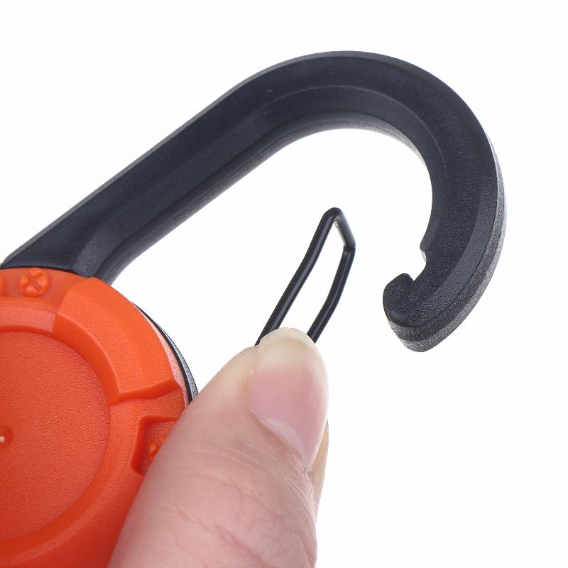 1 Zestaw Wytrzymały Multitool Karabińczyk Uchwyt na Odznakę Klamra do Telefonu Sznurek Przeciw Zagubieniu Ręczny Łatwo Rozsuwany Sznurek do Telefonu