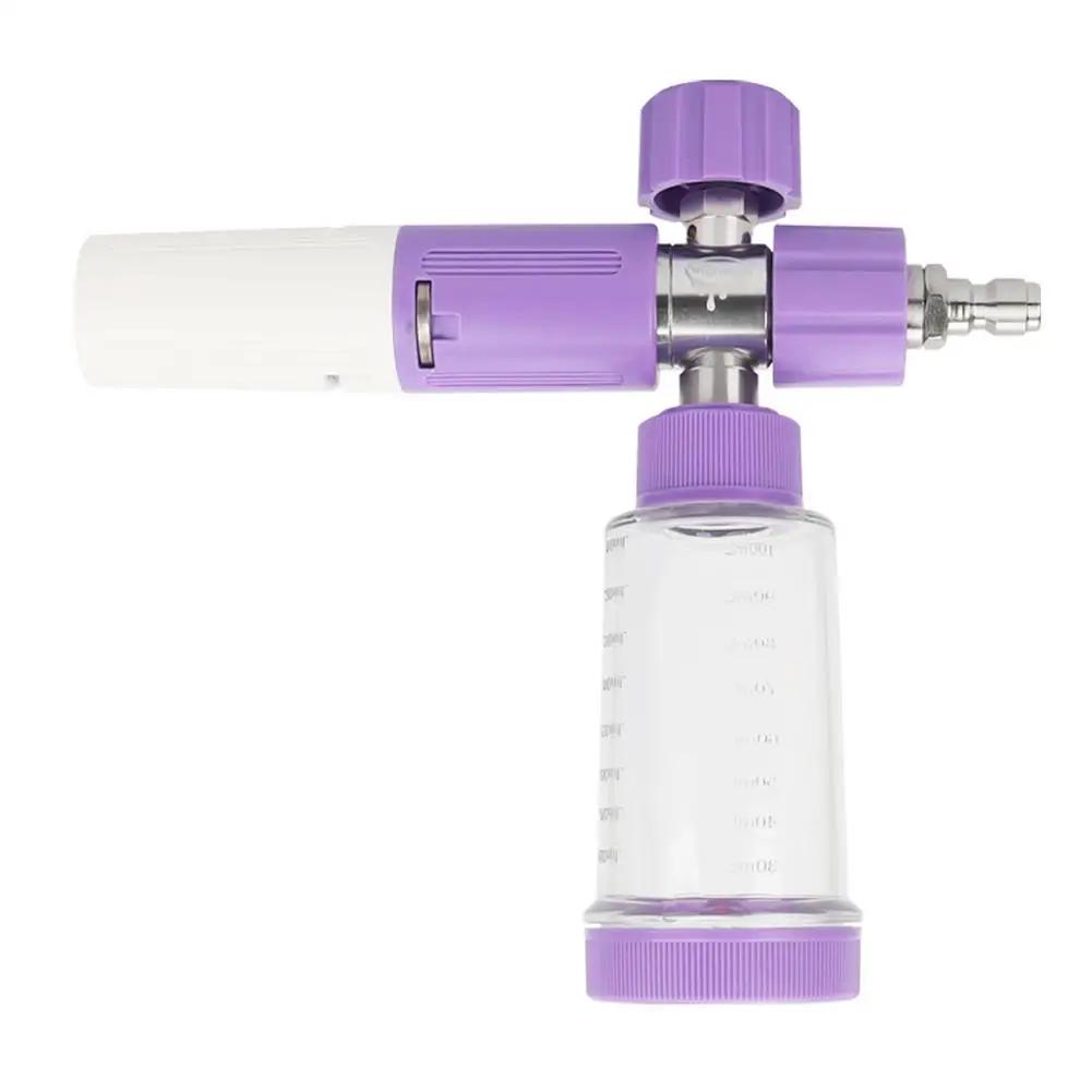 100ml Adjustable Water Foam Pot With 1/4 Inch Quick Connector Soap Foam Spray Bottle Pressure Washer Gun For Car Wash I5X3