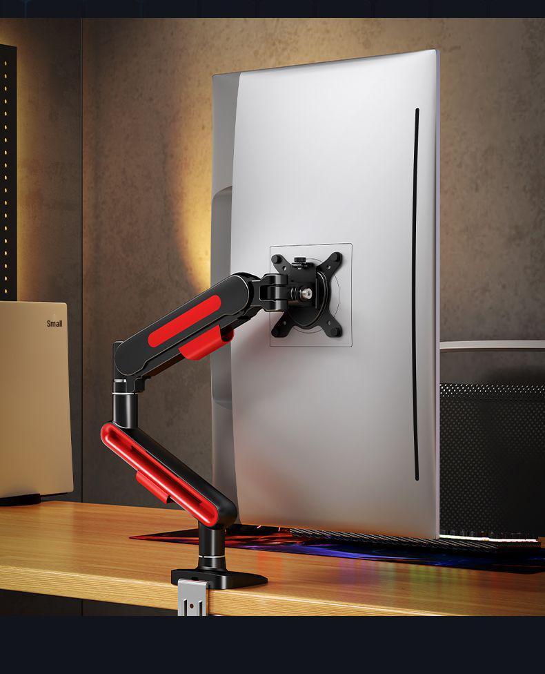 Suport monitor de gaming reglabil cu braț rotativ și ridicător