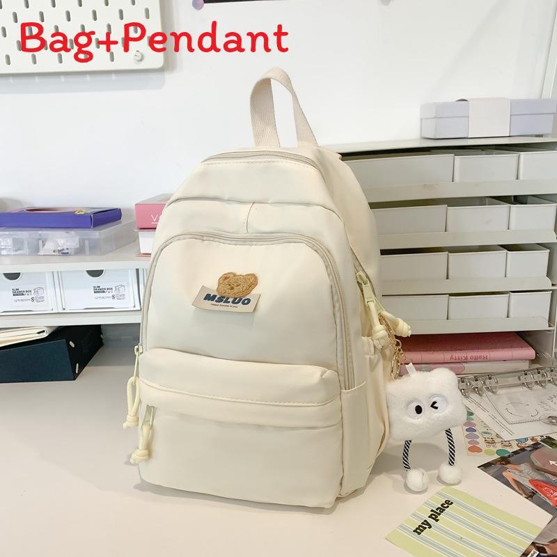 Style Girl Backpack With Water Resistant Nylon For School And Study Use