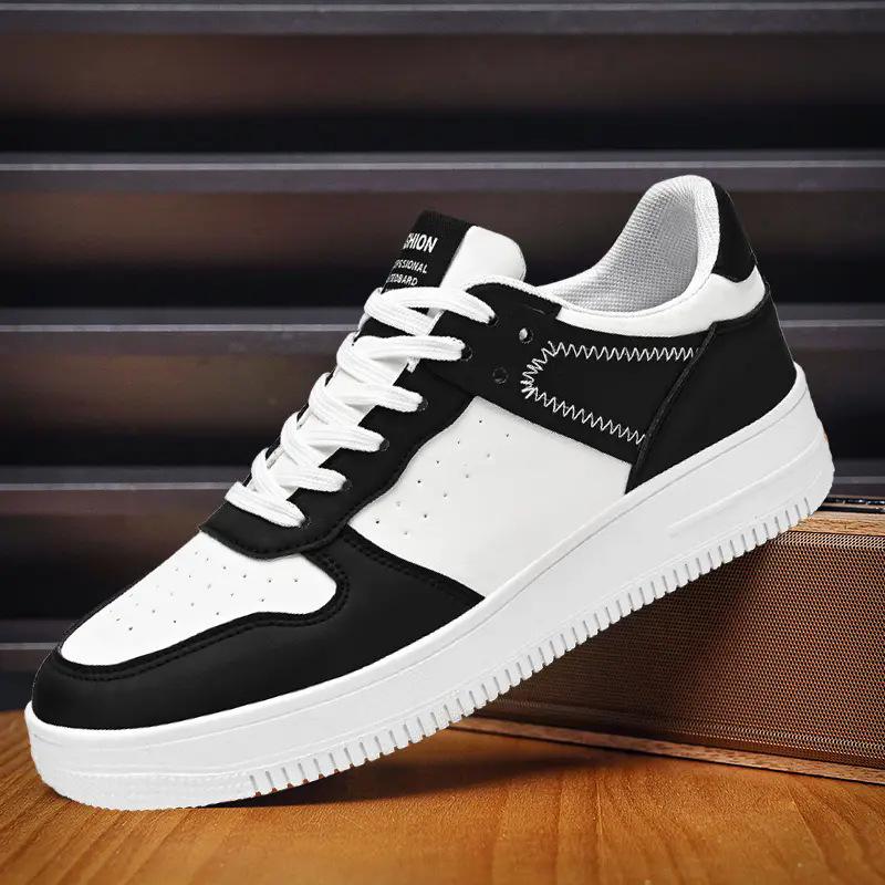 

Men s shoes autumn breathable 2024 new thick-soled non-slip sports board shoes middle school students retro versatile four-season casual shoes 44