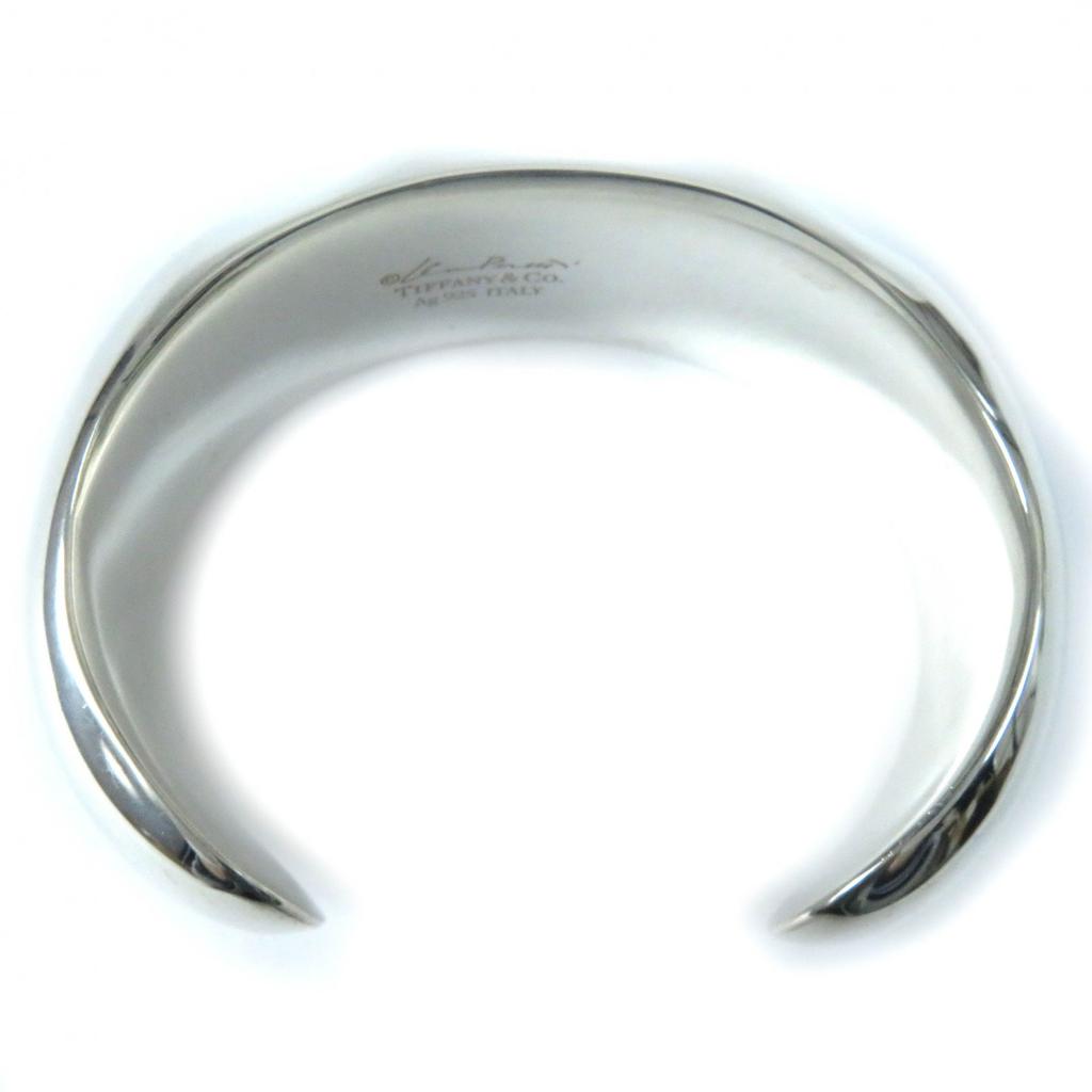 Excellent TIFFANY&Co. Bangle Facet Cuff Small Silver AG925 Women Used