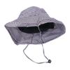 Korean Style Drawstring Bucket Hats Summer Fisherman Hat Fashion Plaid Sun Hats  Travel