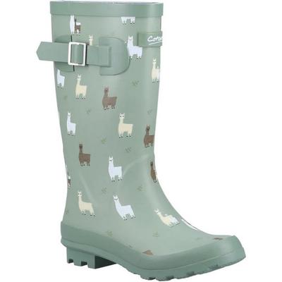 Childrens/Kids Farmyard Alpaca Wellington Boots