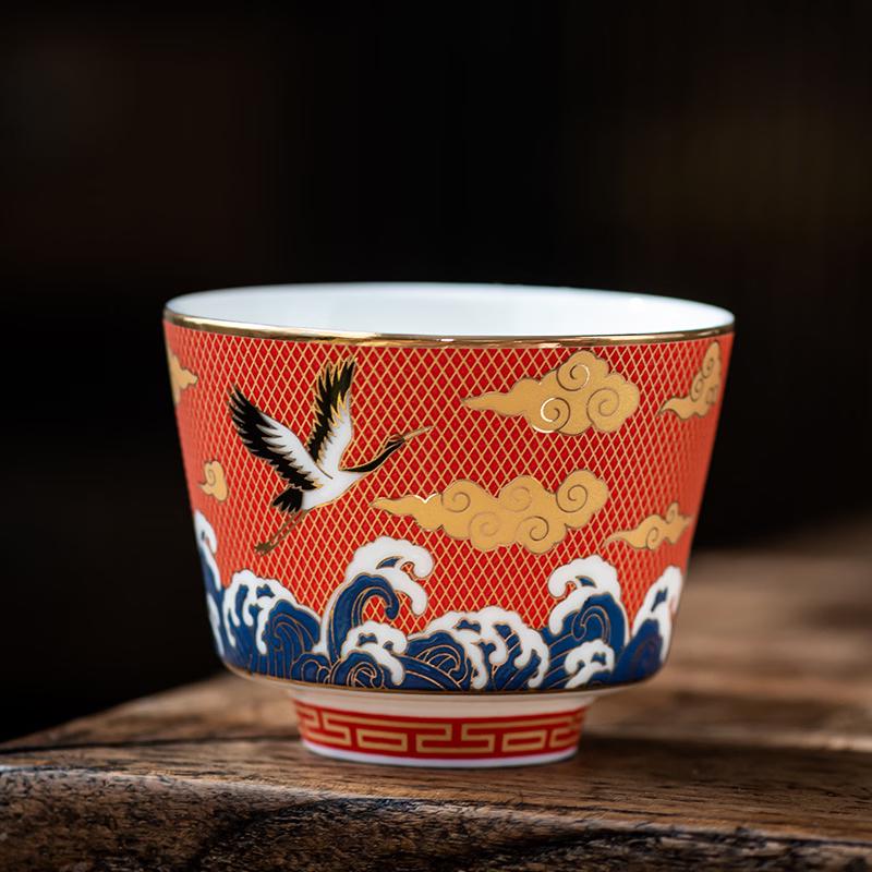 Chaxun Handmade Ceramic Lacquer Teacup