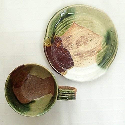 Ale-net Coffee Cup, Keizan Kiln, Saioribe Pattern, Coffee Cup and Saucer, Diameter 8.5cm x Height 6.8cm, 200ml, Ceramic, Mino Ware, Made in Japan